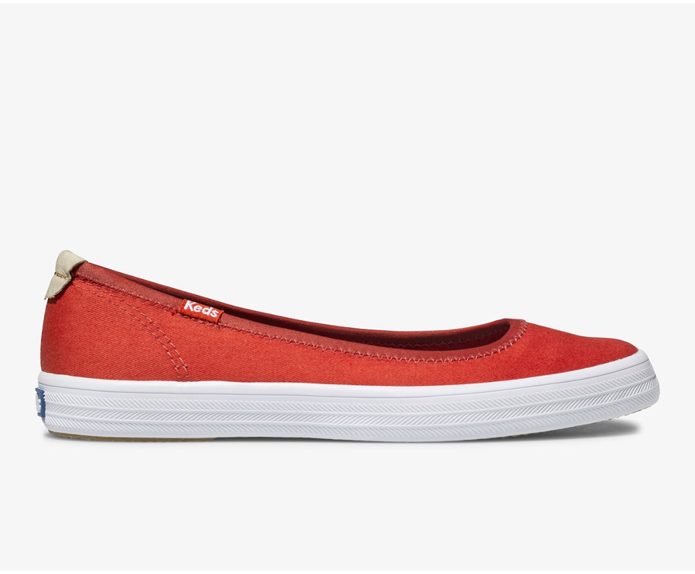 Slip Ons Keds Mujer Rojas - Bryn - 536-NJVOUQ